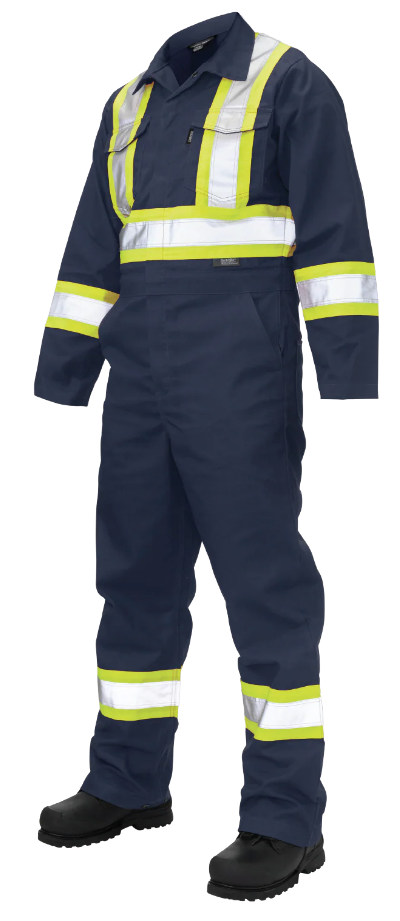 TOUGH DUCK  S792 - TWILL UNLINED SAFETY COVERALL - S792