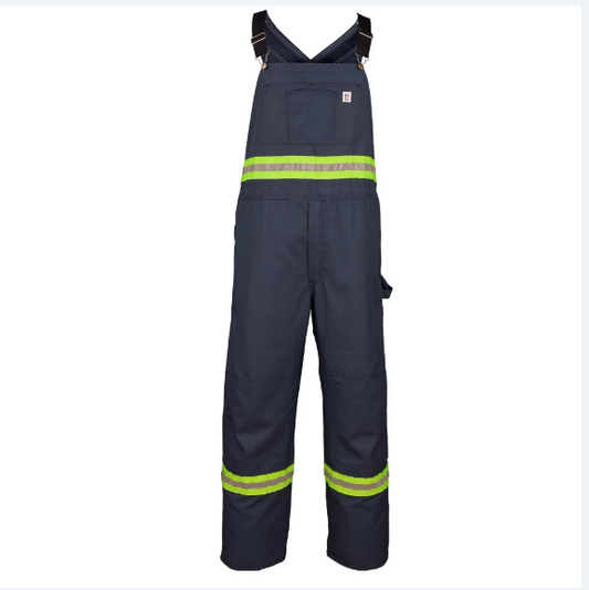 BIG BILL® Unlined Industrial Bib Overall with Reflective Material -  178BF