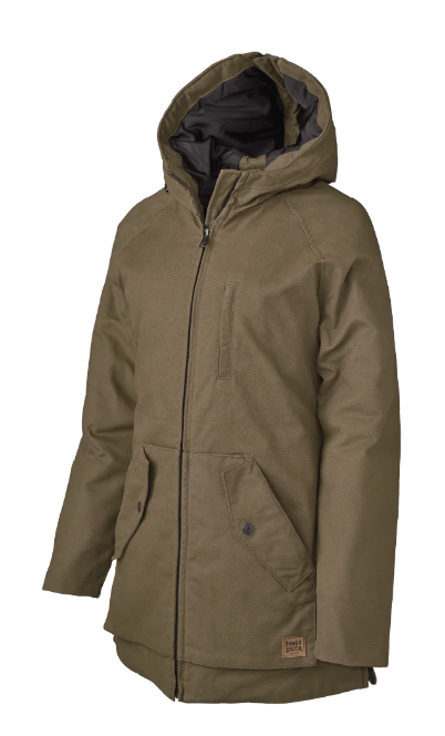 TOUGH DUCK WOMEN'S LINED DUCK PARKA WITH CONVERTIBLE HOOD - WJ48