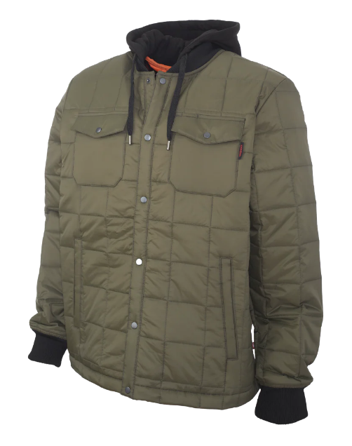 TOUGH DUCK HOODED FREEZER JACKET WITH PRIMALOFT® INSULATION - WJ38