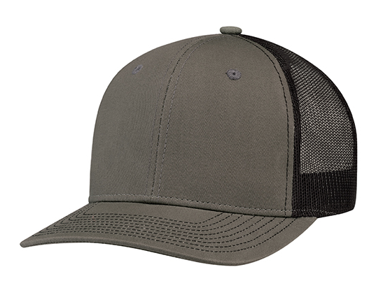 AJM International Deluxe Chino Twill / Polyester Mesh Cap - 8E019M