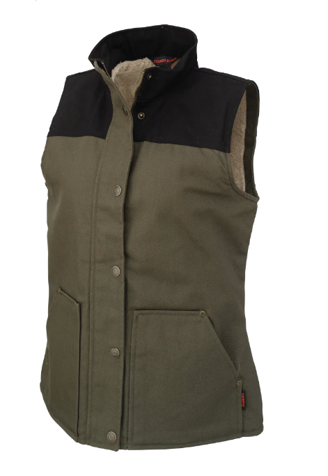TOUGH DUCK WOMEN’S DUCK SHERPA-LINED VEST - WV09