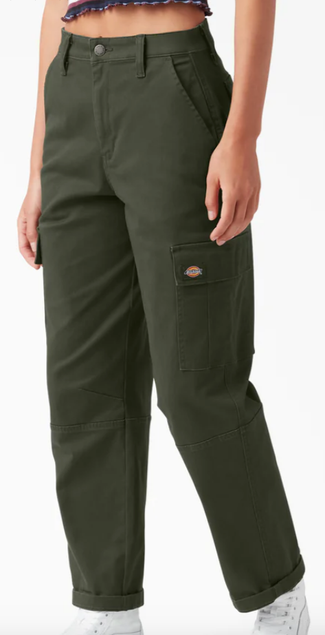 Dickies Women's Relaxed Fit Cropped Cargo Pants