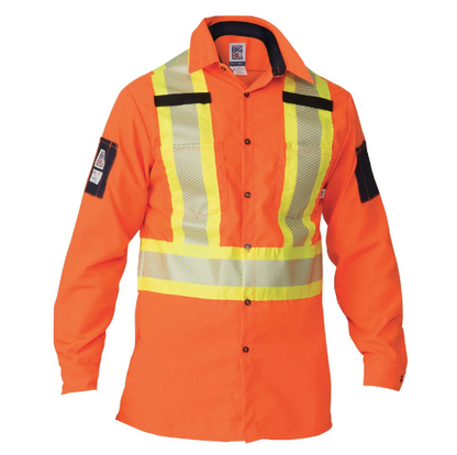 BIG BILL® High Visibility Long-Sleeve Ripstop Shirt - 144HVP