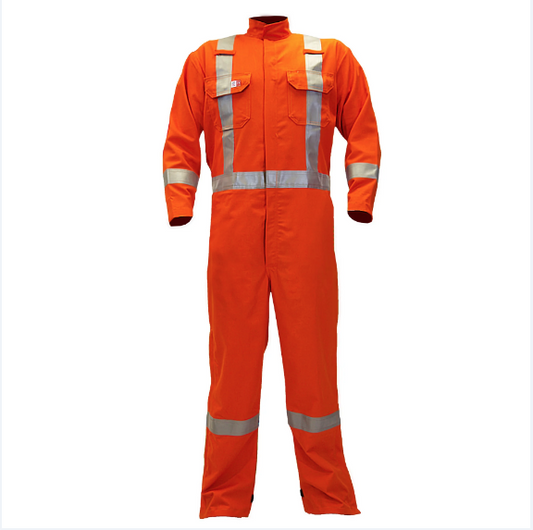 Big Bill® High-Visibility Flame Resistant Welder Coverall - Orange - 419VZUS7
