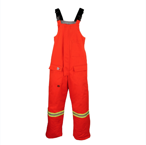 Big Bill® Westex® UltraSoft® with AllOut® Insulated Flame Resistant Bib with Reflective Tape - M905NEX