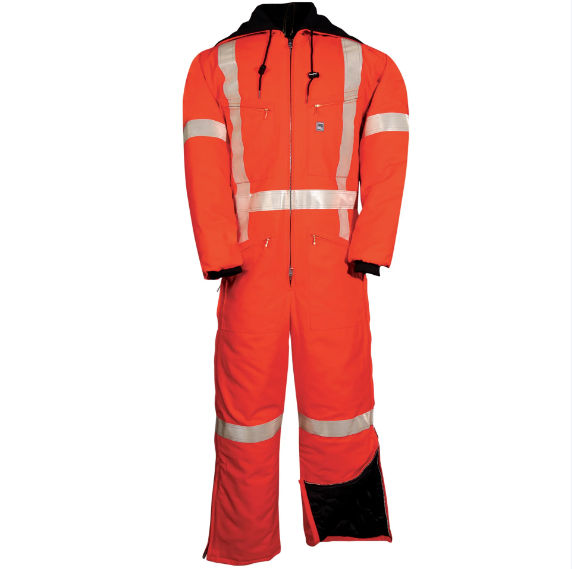 BIG BILL® High-Visibility Duck Insulated Coverall - Orange - 804CRT