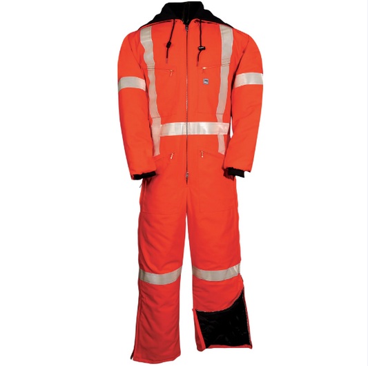 BIG BILL® High-Visibility Duck Insulated Coverall - Orange - 804CRT