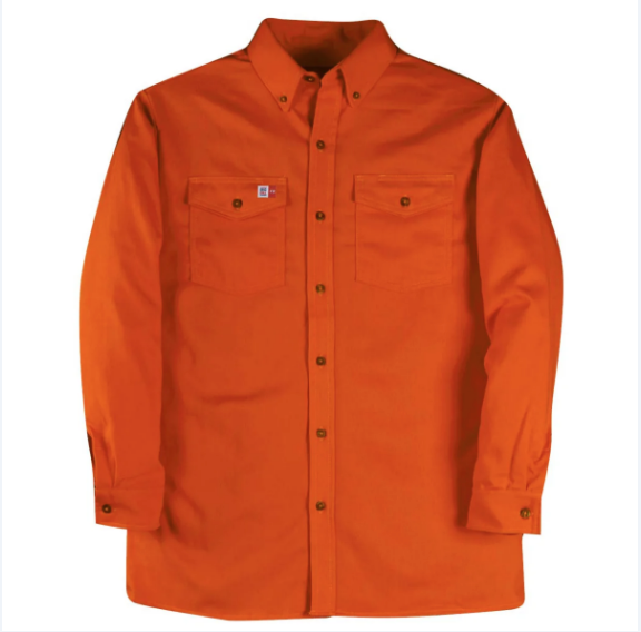Big Bill® Flame Resistant Westex DH® Button Down Shirt - Navy - 147BDTS7