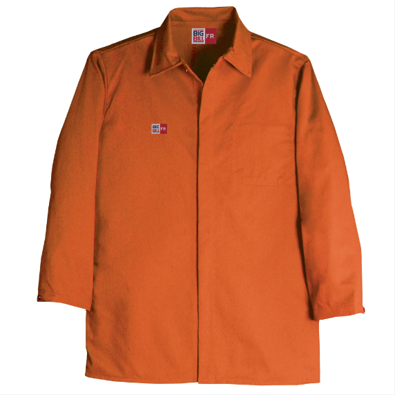 Big Bill®   Westex® Indura® Flame Resistant Unlined Welder Jacket - Orange TX191IR9