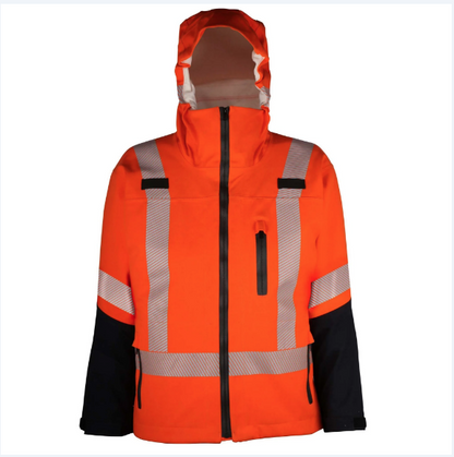 Big Bill® Waterproof Flame Resistant Rain Jacket with Reflective Tape - 28MTSV
