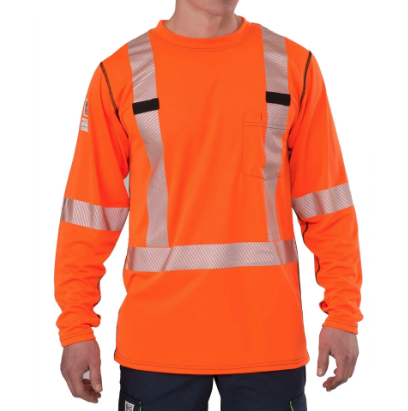 BIG BILL® High Visibility Long-Sleeve Athletic Performance T-shirt - T55HVK5