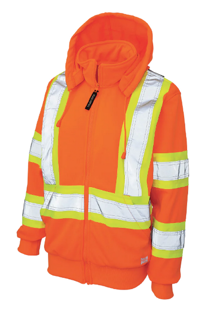 TOUGH DUCK WOMEN’S FLEECE SAFETY HOODIE - SJ42