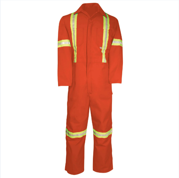BIG BILL® Deluxe Work Coverall with Reflective Tape and Leg Zipper - 439BF
