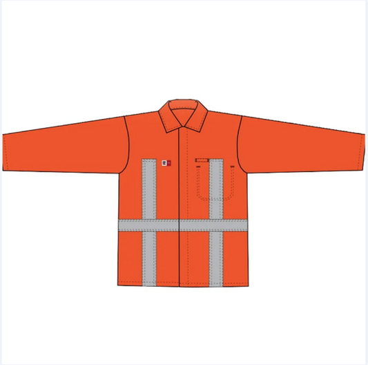 Big Bill® Westex® Indura® High Visibility Flame Resistant Unlined Jacket - Orange - 298US9