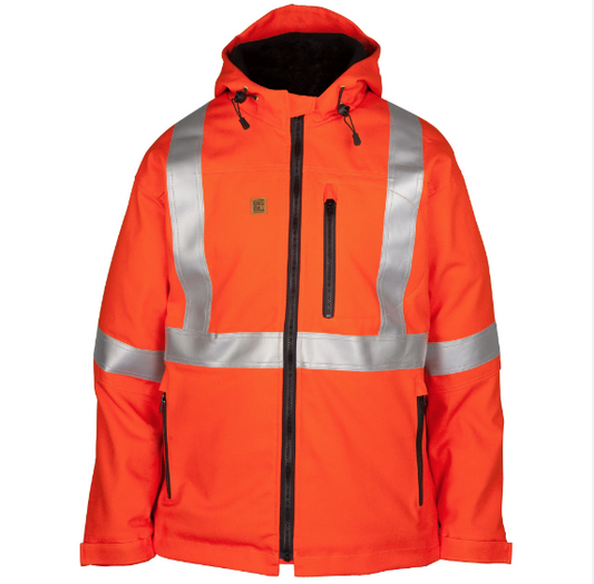 BIG BILL® High-Visibility Duck Winter Coat - Orange - JKTCRT