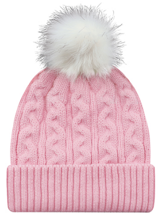 Acrylic - Cuff Toque (Faux Fur Pom Pom 12cm, Women’s) - 9L594L