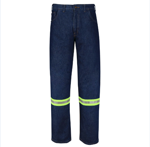 Big Bill® Westex® Indigo® Flame Resistant Relaxed Fit Jeans with Reflective Tape - Pre-washed - MO915IN14