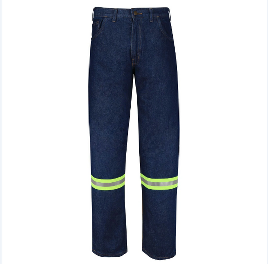 Big Bill® Westex® Indigo® Flame Resistant Relaxed Fit Jeans with Reflective Tape - Pre-washed - MO915IN14