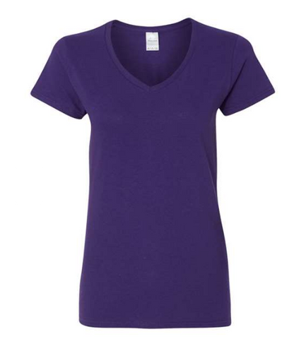 Gildan Women's Heavy Cotton™ V-Neck T-Shirt - 5V00L