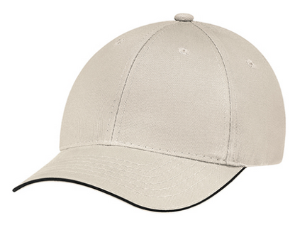 AJM  International Brushed Cotton Drill Cap - 5D430M
