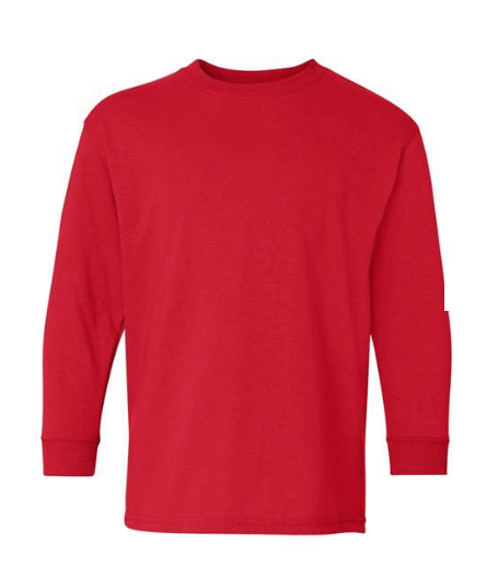 Gildan Youth Heavy Cotton™ Long Sleeve T-Shirt - 5400B