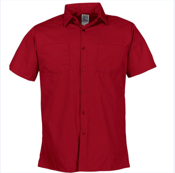 BIG BILL® Lightweight Poplin Short-Sleeve Industrial Work Shirt - 130