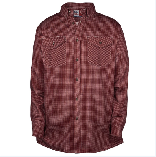 Big Bill® Button Down Flame Resistant Shirt - Red - 147BDSA6
