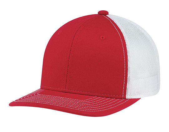 AJM International Deluxe Chino Twill / Polyester Mesh Cap - 8E019M