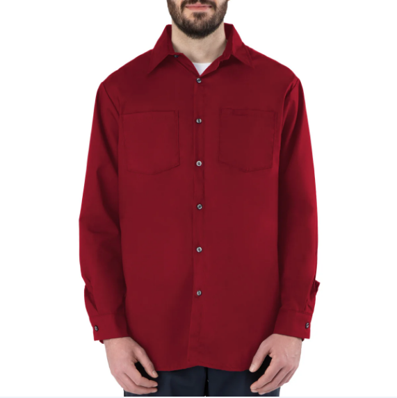 BIG BILL® Poplin Long-Sleeve Industrial Work Shirt - 140