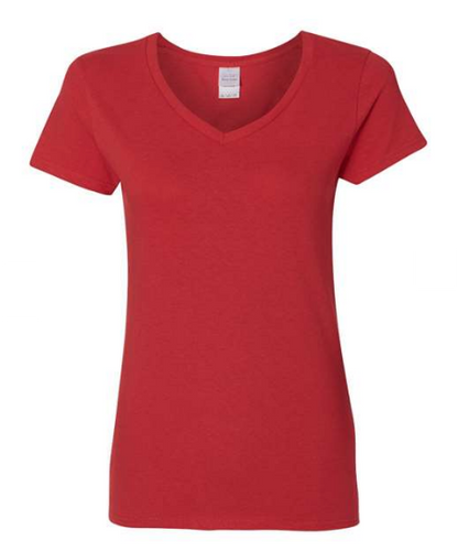 Gildan Women's Heavy Cotton™ V-Neck T-Shirt - 5V00L