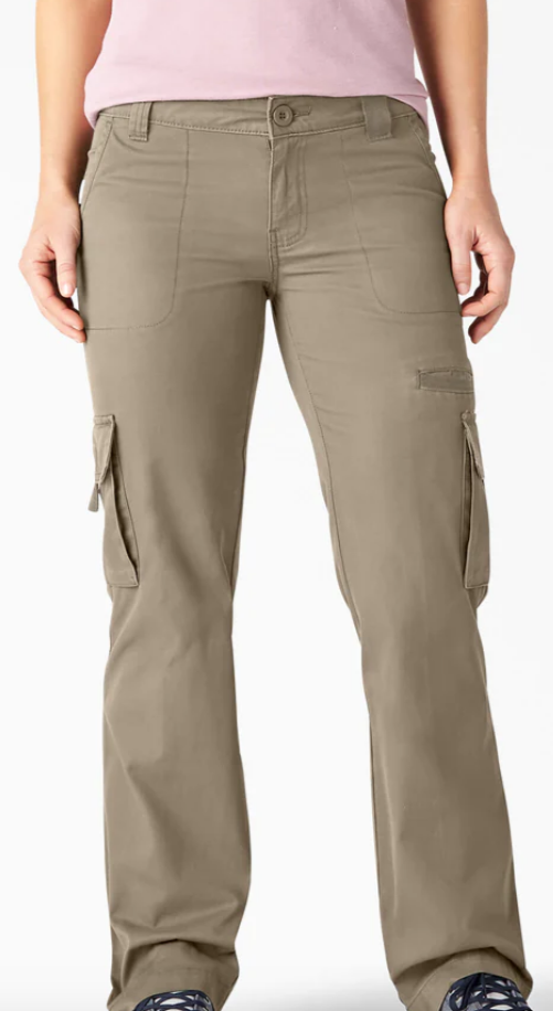 Dickies Women's Relaxed Fit Straight Leg Cargo Pants