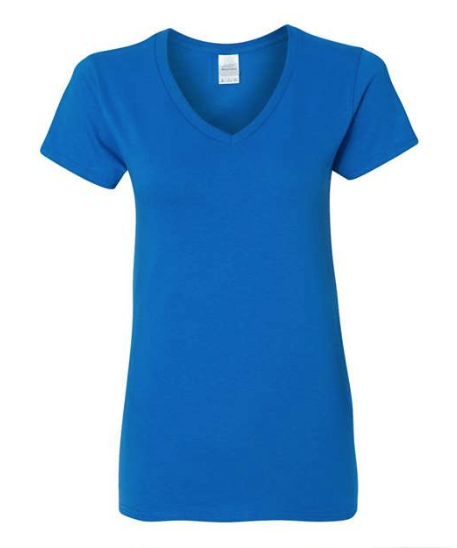 Gildan Women's Heavy Cotton™ V-Neck T-Shirt - 5V00L