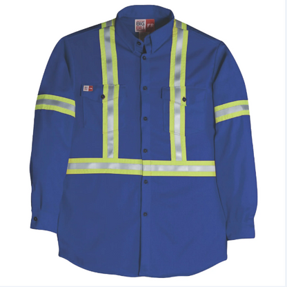 Big Bill®   Flashtrap® Ventilated Flame Resistant Shirt with Reflective Tape - 1115US7