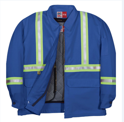 Big Bill® Westex® UltraSoft® Zip-in/Zip-out Flame Resistant Jacket with Reflective Tape - CL345US9