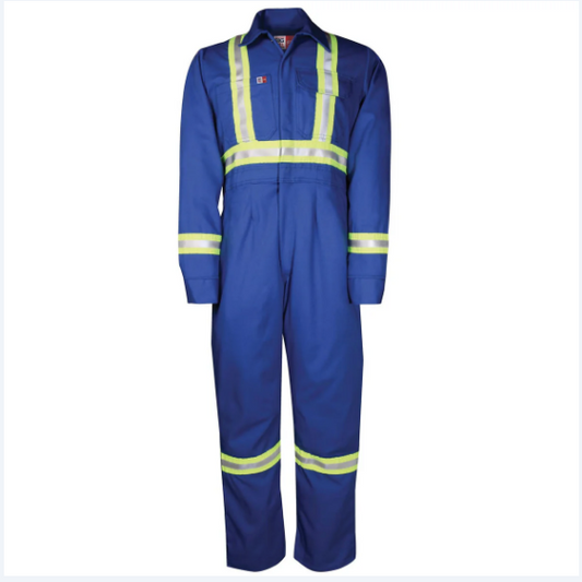 Big Bill® Women’s Flame Resistant Coverall with Reflective Tape - Royal Blue - W1325US7
