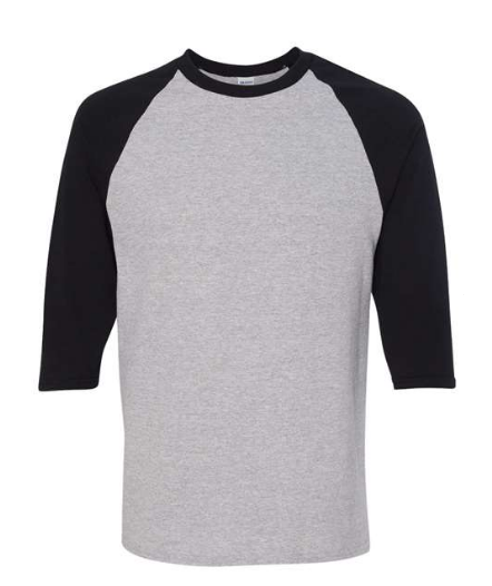 Gildan Unisex Heavy Cotton™ Raglan Three-Quarter Sleeve T-Shirt - 5700