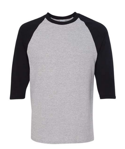Gildan Unisex Heavy Cotton™ Raglan Three-Quarter Sleeve T-Shirt - 5700