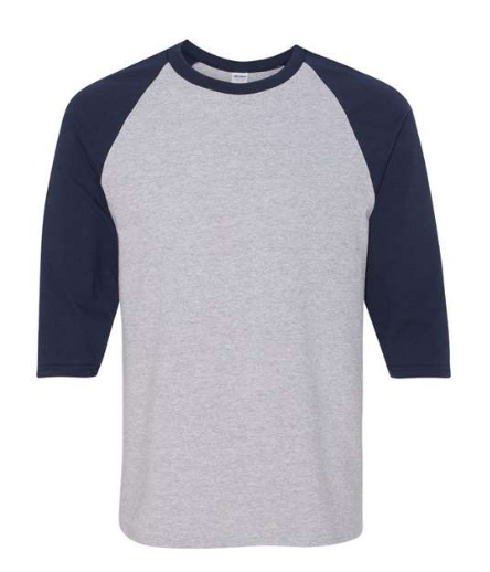 Gildan Unisex Heavy Cotton™ Raglan Three-Quarter Sleeve T-Shirt - 5700