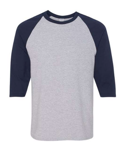 Gildan Unisex Heavy Cotton™ Raglan Three-Quarter Sleeve T-Shirt - 5700