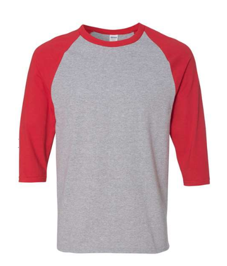Gildan Unisex Heavy Cotton™ Raglan Three-Quarter Sleeve T-Shirt - 5700