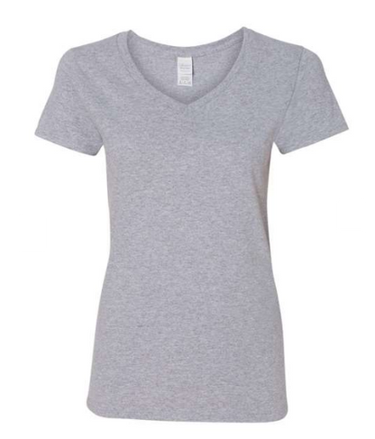 Gildan Women's Heavy Cotton™ V-Neck T-Shirt - 5V00L