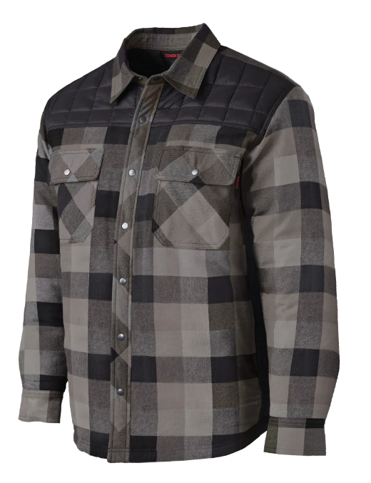 TOUGH DUCK HYBRID QUILTED FLANNEL SHIRT - WS25