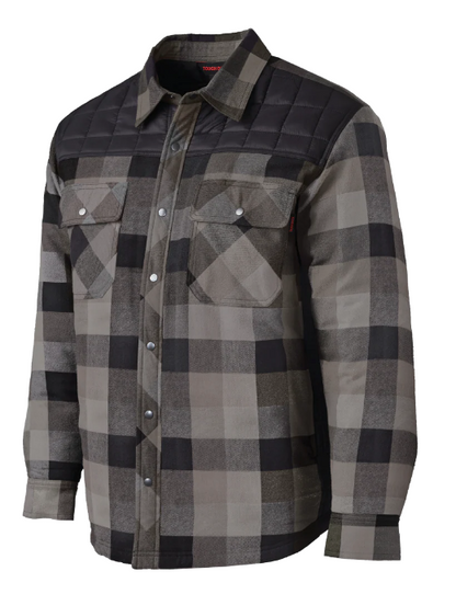 TOUGH DUCK HYBRID QUILTED FLANNEL SHIRT - WS25