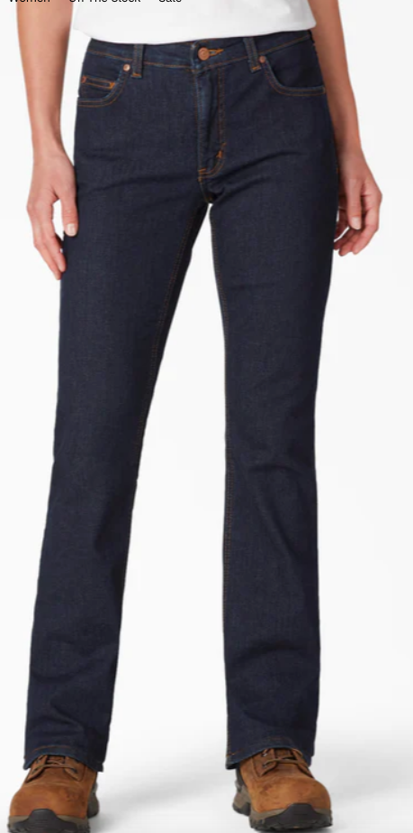 Dickies Women's Perfect Shape Bootcut Jeans