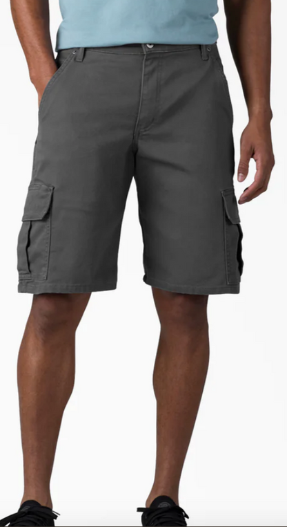 Dickies FLEX Relaxed Fit Duck Cargo Shorts, 11"