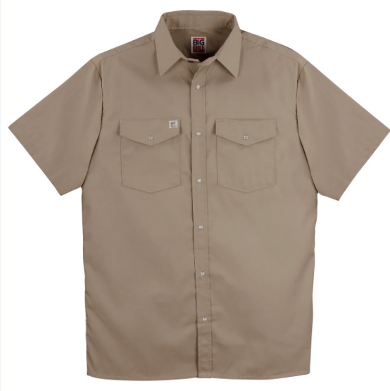 BIG BILL® Premium Short-Sleeve Snap Front Work Shirt - 237