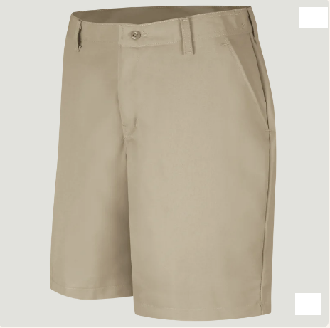 RED KAP® WOMEN'S PLAIN FRONT SHORTS - PT27