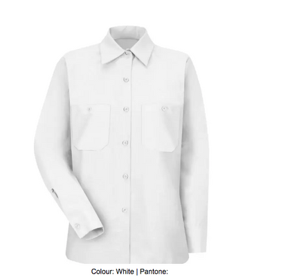 RED KAP® INDUSTRIAL LONG SLEEVE LADIES' WORK SHIRT - SP13