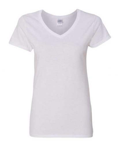 Gildan Women's Heavy Cotton™ V-Neck T-Shirt - 5V00L